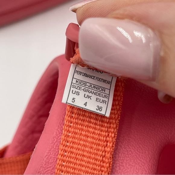 Chaco K's Chillos Youth Active Rose Adjustable Strap Sandals Sz 5 Hiking School - Picture 11 of 13